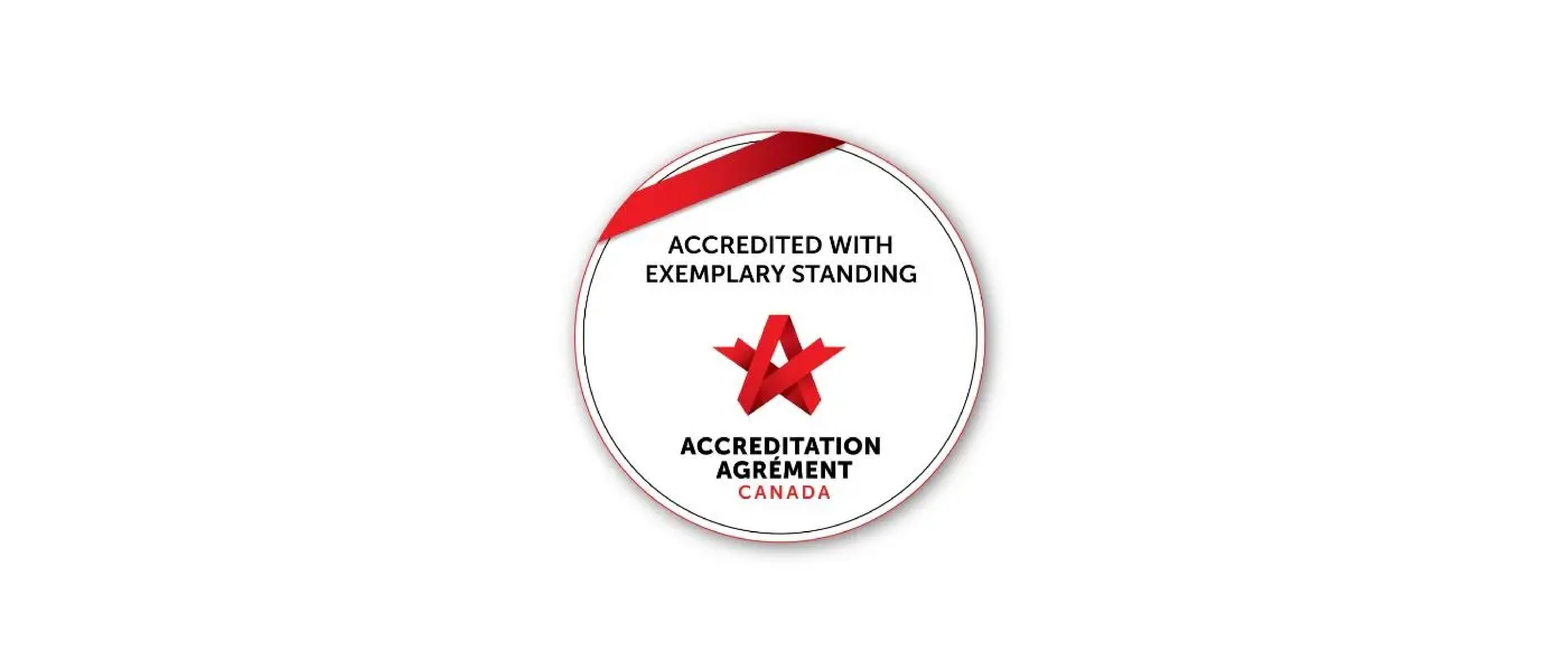 Accreditation Canada exemplary badge