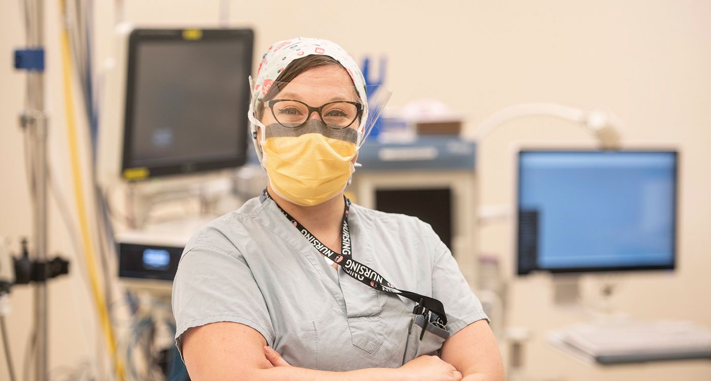 Holly, an RN in the Operating Room at Brampton Civic Hospital