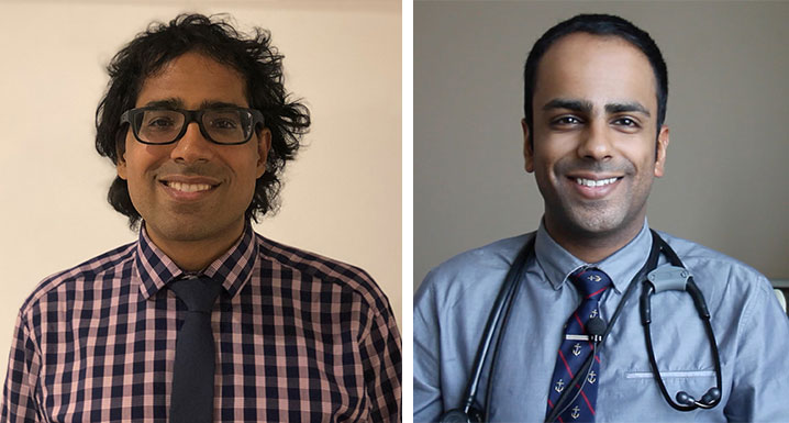 (l-r) Dr. Amit Ayra, Palliative Care Physician and Dr. Naheed Dosani, Palliative Care Physician