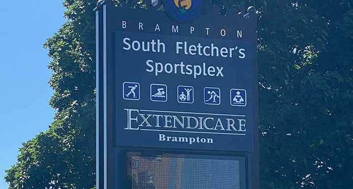 South Fletcher's Sportsplex billboard signage