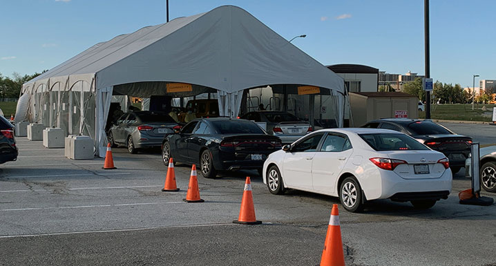 South Fletcher's Drive-thru Testing Centre