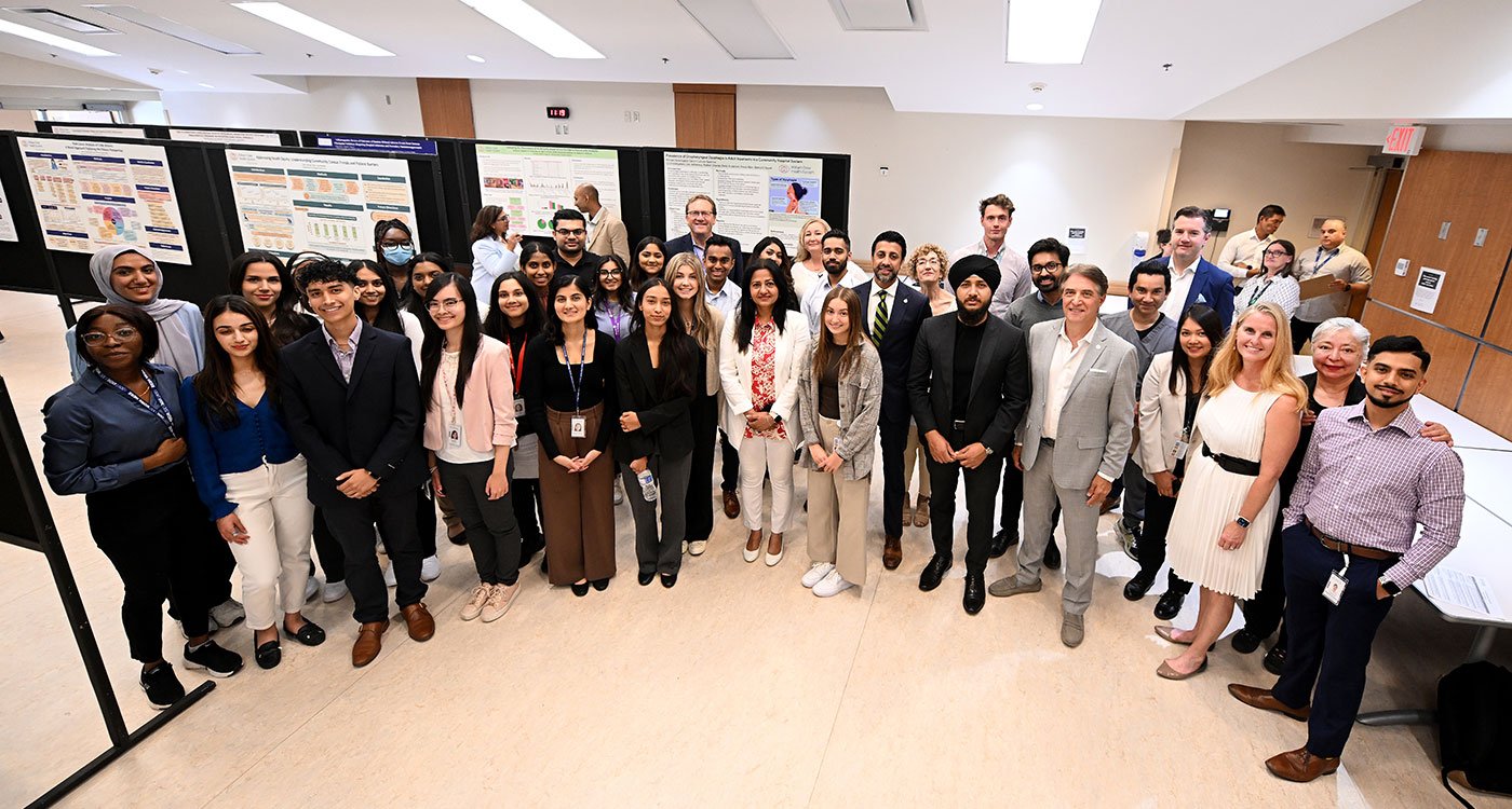 Participants of the 2023 Summer Student Research Program poster presentation day