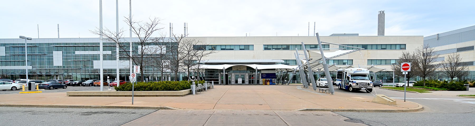 Exterior shot of Brampton Civic