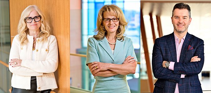 (l-r) Kiki Ferrari, Tiziana Rivera and Dr. Greg Rutledge