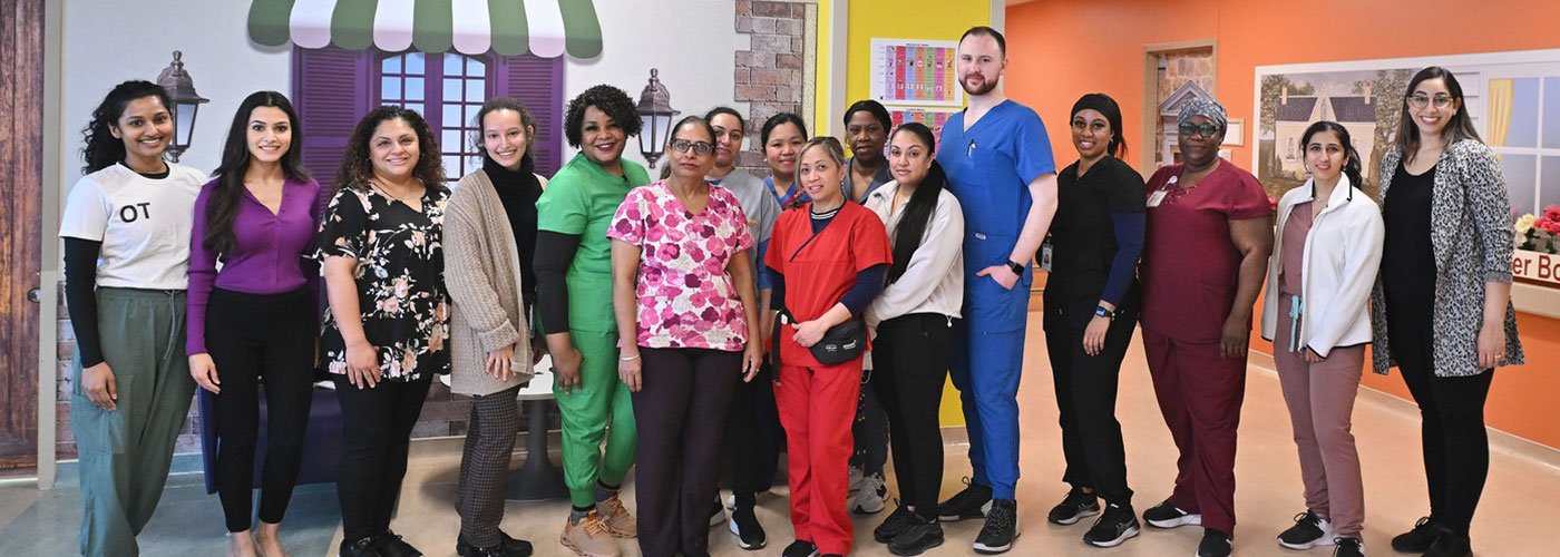 Group of staff from the Acute Care for the Elderly Unit