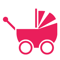Icon of a stroller