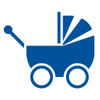 Icon of a stroller