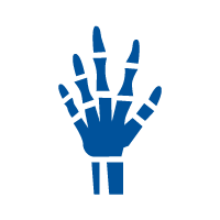 Icon of a skeleton hand Icon of a skeleton hand