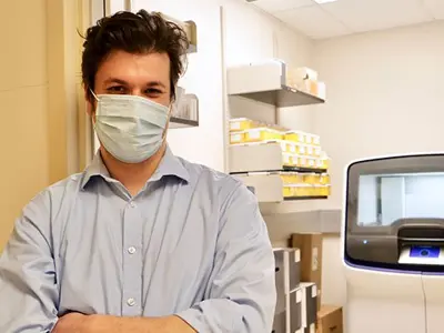 Dr. Brandon Sheffield, Pathologist, Medical Director of Immunohistochemistry and Molecular Pathology and Physician Lead, Research