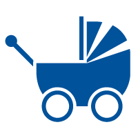 Icon of a stroller Icon of a stroller