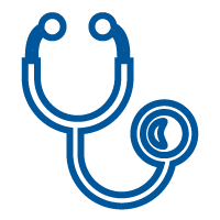 Icon of a stethoscope Icon of a stethoscope